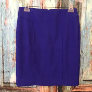 Ann Taylor Loft Size 0 Blue Pencil Straight Skirt
